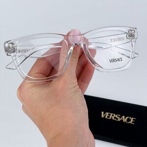 Versace VE3363U 148 BRAND NEW Eyeglasses Crystal Square Unisex